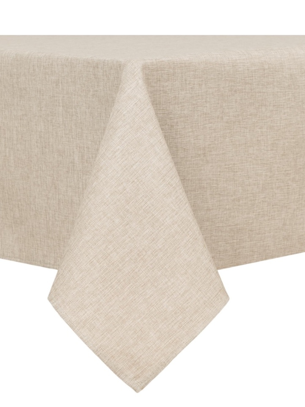 Classic Tablecloth Spill Proof Stain- Resistant Rectangular 30x60” BEIGE